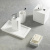 Бокс для салфеток Kassatex Lacca White ALA-TH-W белый