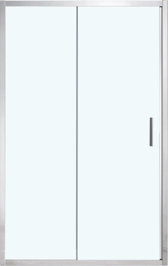 Душевая дверь в нишу Vincea Garda VDS-1G110CL 110 см, профиль хром, стекло прозрачное
