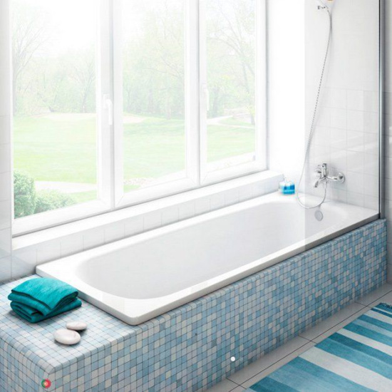 Стальная ванна BLB Universal B55H 150x75 см