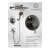 Душевая система Filarete Roun FL1026BG, графит Душевая система Filarete Roun FL1026BG, графит