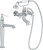 Душевой комплект Jacob Delafon Cleo1889 E24309-CP + E24313-CP