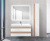 Пенал BelBagno Aurora 30 R bianco opaco