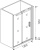 Душевая дверь в нишу Good Door Galaxy WTW-120-C-B профиль черный