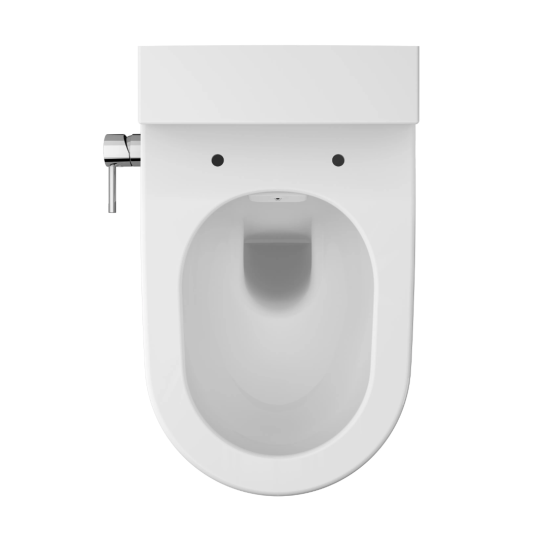 Унитаз подвесной Vitra Nest 5176B003-6233 с функцией биде, встроенным смесителем