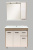 Тумба с раковиной Comforty Тулуза 90, напольная, сосна лоредо Тумба с раковиной Comforty Тулуза 90, напольная, сосна лоредо