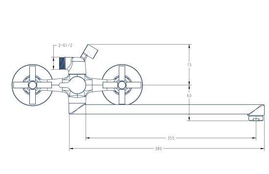 Смеситель для ванны Esko CN 31