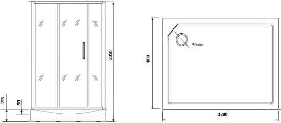 Душевая кабина Grossman GR172QL