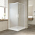 Душевой уголок Vegas Glass ZA-F NOVO h2000 90*80 01 10 профиль белый, стекло сатин