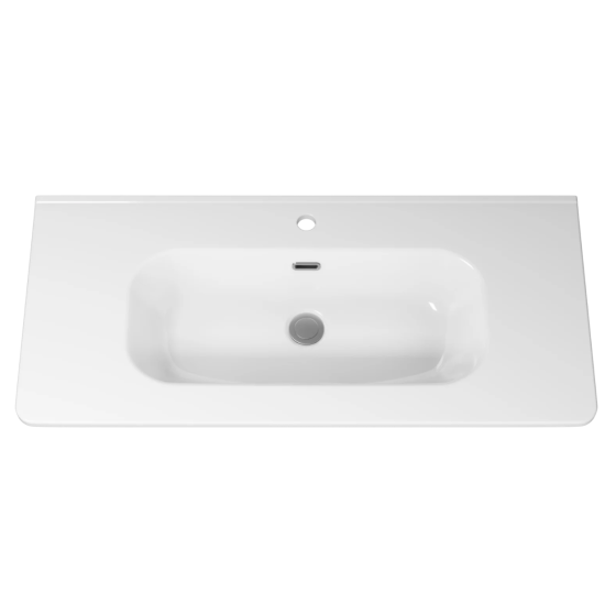Тумба с раковиной Brevita Рисака White 90