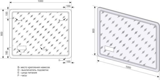 Мебель для ванной Style Line Атлантика 100 Люкс Plus, напольная, белая