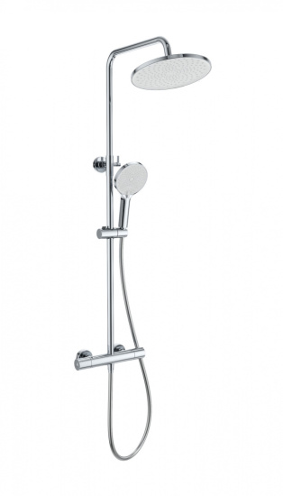 Душевая стойка Wonzon & Woghand Inn 1 WW-B3013-T1-CR с термостатом