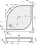 Поддон для душа Эстет Омега 90x90
