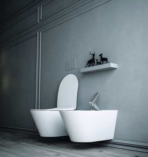 Унитаз подвесной Boheme Avva 972-MW с сидением микролифт