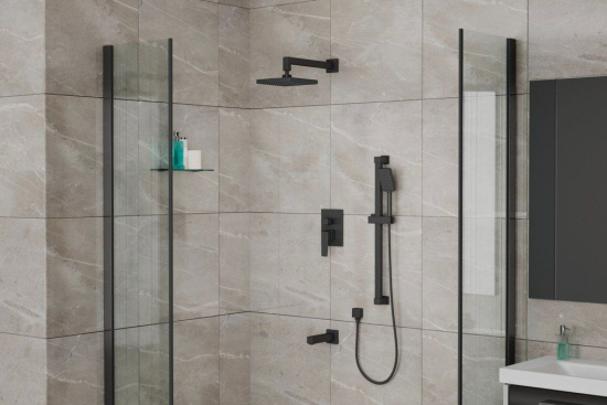 Душевая система Rush Thira TR3635-60Black с внутренней частью