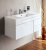 Тумба под раковину BelBagno Luce 80 bianco lucido