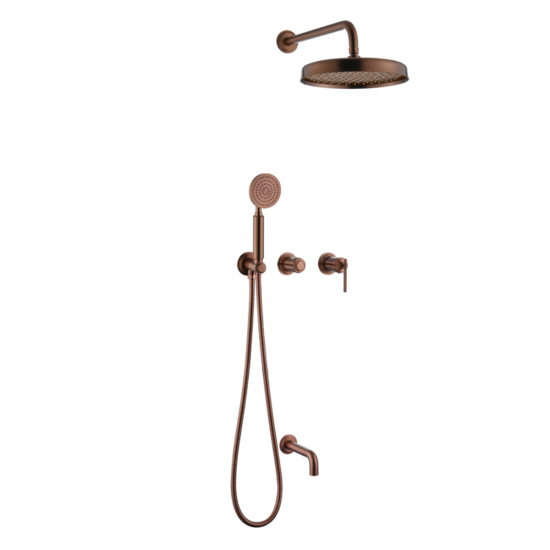 Душевая система Boheme Eterna 174-2-CB с изливом