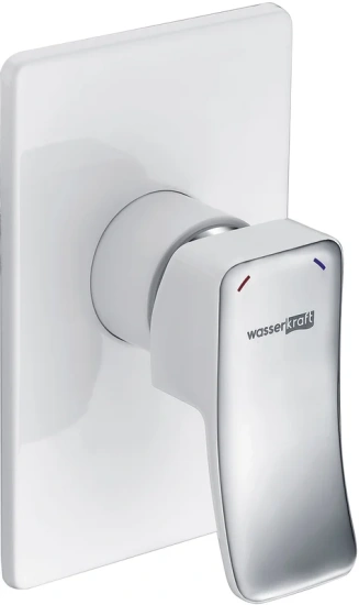 Гигиенический душ Wasserkraft A010656WHITE со смесителем