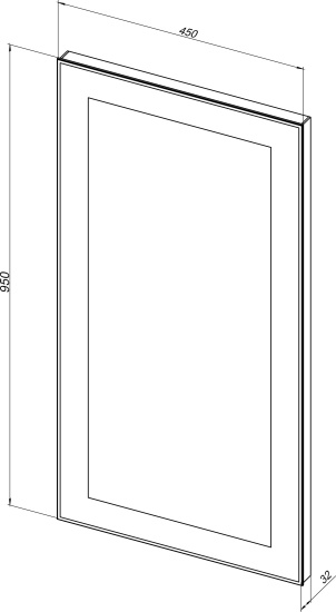 Зеркало Aquanet Алассио 4595