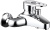 Смеситель для ванны Bravat Loop F6124182CP-01