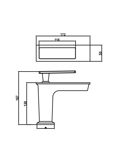 Смеситель для раковины Altrobagno BF 0103 Cr