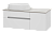 Тумба под раковину Misty Роял 100 белая подвесная, со столешницей