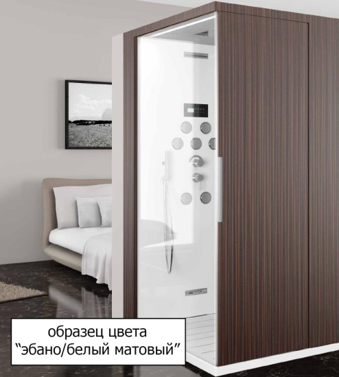 Душевая кабина Am.Pm Admire Suite 140x100 L пристенная, с баней