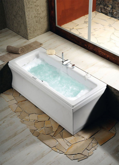 Акриловая ванна Alpen Kvadra 180х80 см