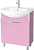 Тумба для комплекта Bellezza Глория Гласс 65 розовая