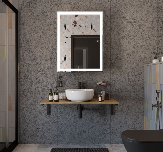 Зеркало-шкаф Stworki Эстерсунд 60 с подсветкой, сенсорное