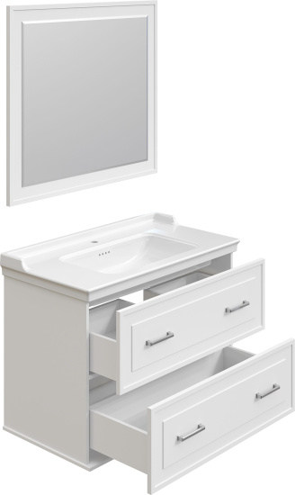 Тумба с раковиной Stworki Хадстен 100 белая