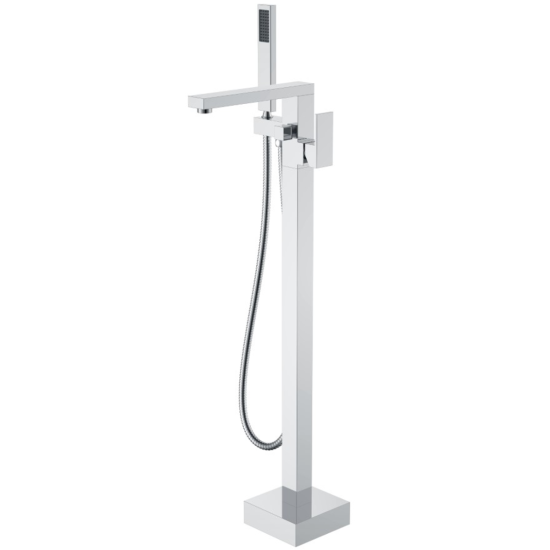 Напольный смеситель для ванны Boheme Qubic 479-CR