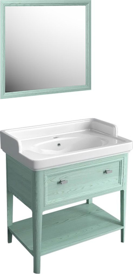 Тумба с раковиной Kerama Marazzi Provence 80 зеленая