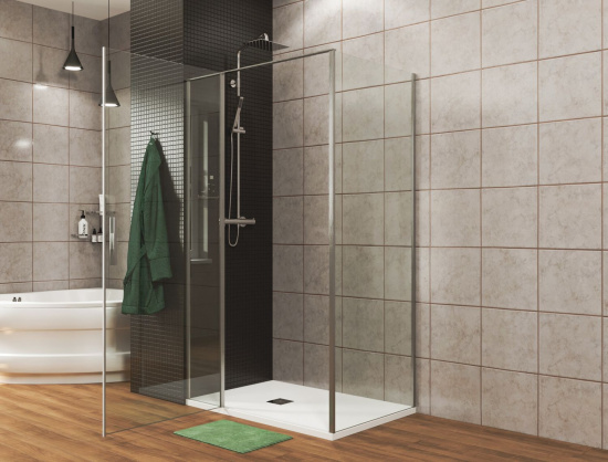 Душевой уголок Allen Brau Priority 120х100 3.31031.00 + 3.31046.00, профиль хром