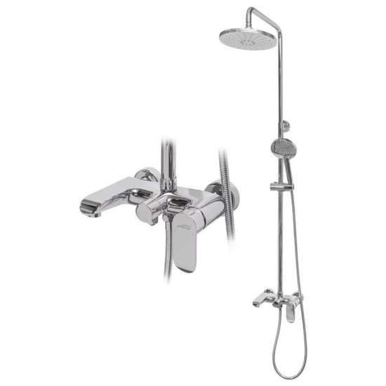 Душевая стойка Hansberge H5033C, хром