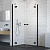 Душевой уголок Radaway Essenza New Black KDD 100х80
