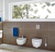 Инсталляция Grohe Rapid SL 38772001 с кнопкой + унитаз подвесной WeltWasser Merzbach 043 GL-WT