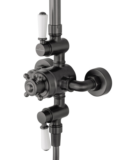 Душевая стойка Wonzon & Woghand Retro WW-B3041-BGG с термостатом