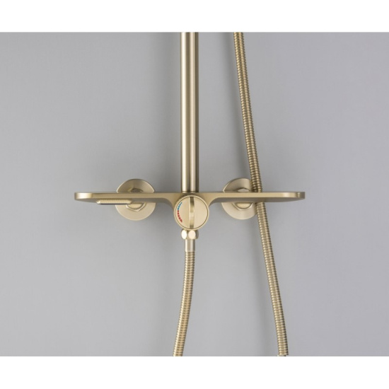 Душевая стойка Bronze de Luxe Icon 80112CG, матовое золото