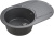 Мойка кухонная Paulmark Fittich PM317650-DG графит