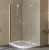 Душевой уголок Vegas Glass AFS-F Lux 110*90 01 01 L профиль белый, стекло прозрачное