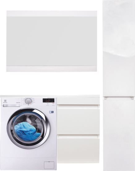 Мебель для ванной Style Line Даллас 100 Люкс Plus подвесная, белая, эмаль