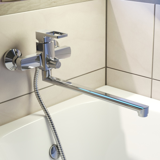 Смеситель для ванны Iddis Bild BILSB00i10WA универсальный