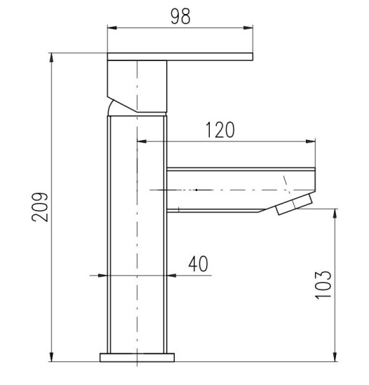 Смеситель для раковины Rav Slezak Loira LR528.5