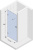 Душевая дверь в нишу Riho Scandic Soft Q101 90 см, L