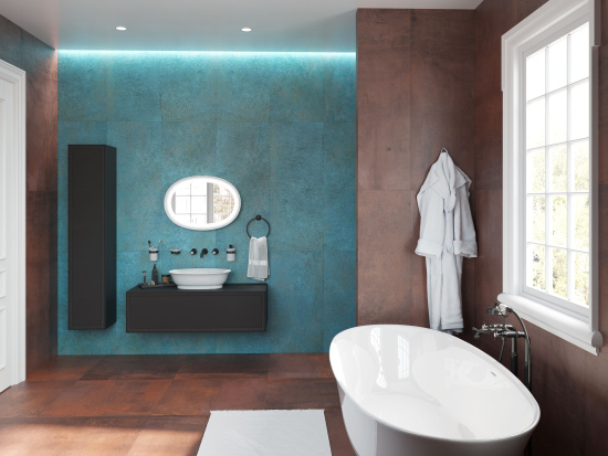 Пенал Laufen The New Classic 4.0606.2.085.628.1 R, затемненный дуб