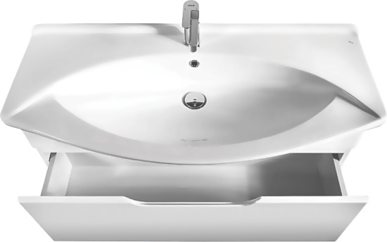 Тумба с раковиной Dreja.Eco Laguna 105 белая