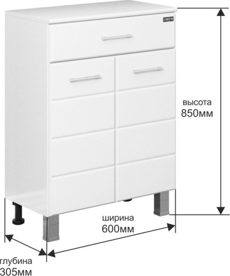 Тумба СанТа Омега ТН 60