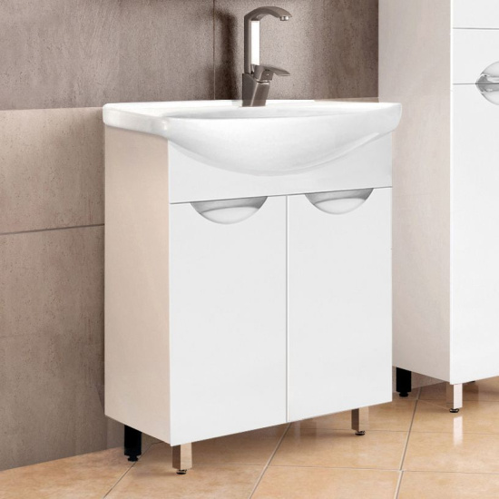 Мебель для ванной Style Line Жасмин 60 белая