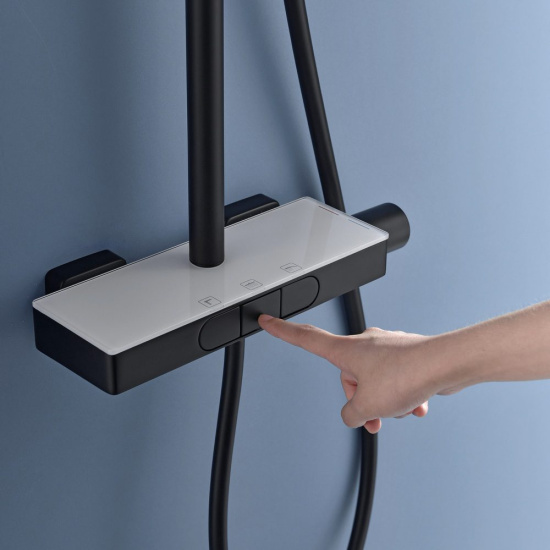 Душевая стойка Black&White Universe 5010CUK