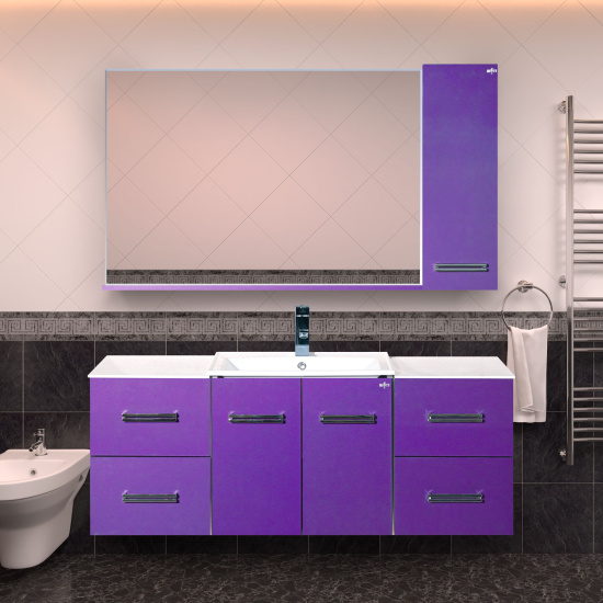 Тумба Misty Атланта 38 сиреневая